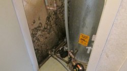 Mould around plumbing 